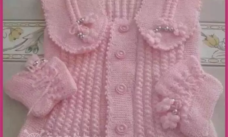 Çocuk Örgü Yelek Modelleri 1 Pembe-Orgu-Yelek-Modelleri-1