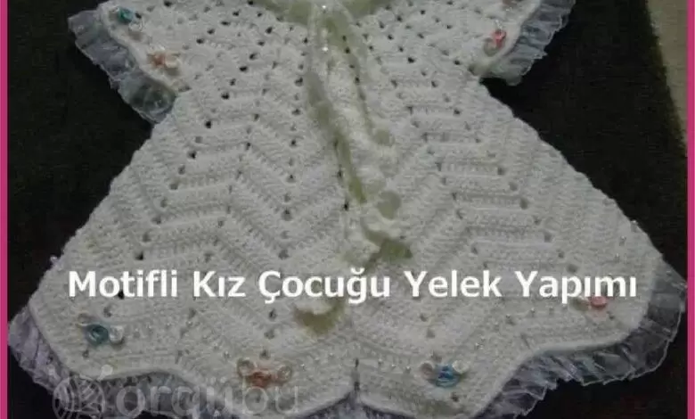 Motifli Kız Çocuğu Yelek Yapımı Anlatımlı 1 Derya-Baykal-Yelek-Modelleri