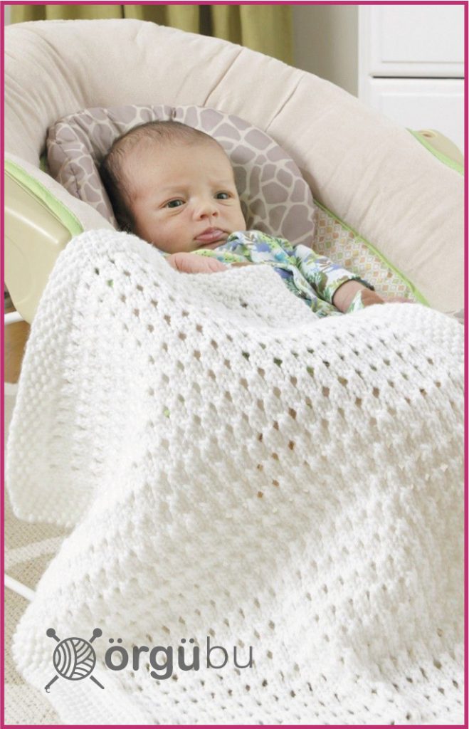bebek battaniyesi nasıl örülür 12