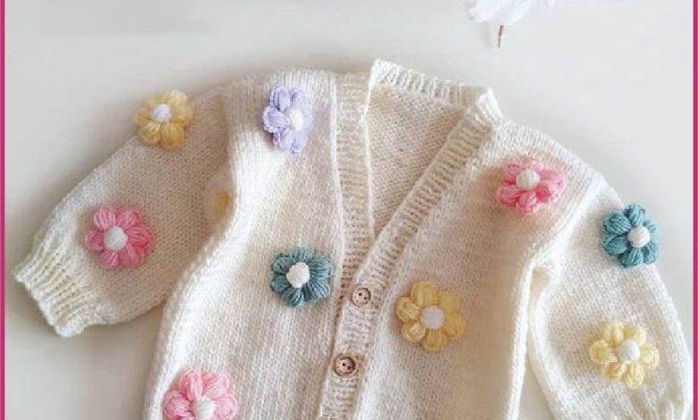 Farklı Bebek Örgü Modelleri 1 Bebek-Örgü-Hırka-Modelleri-2