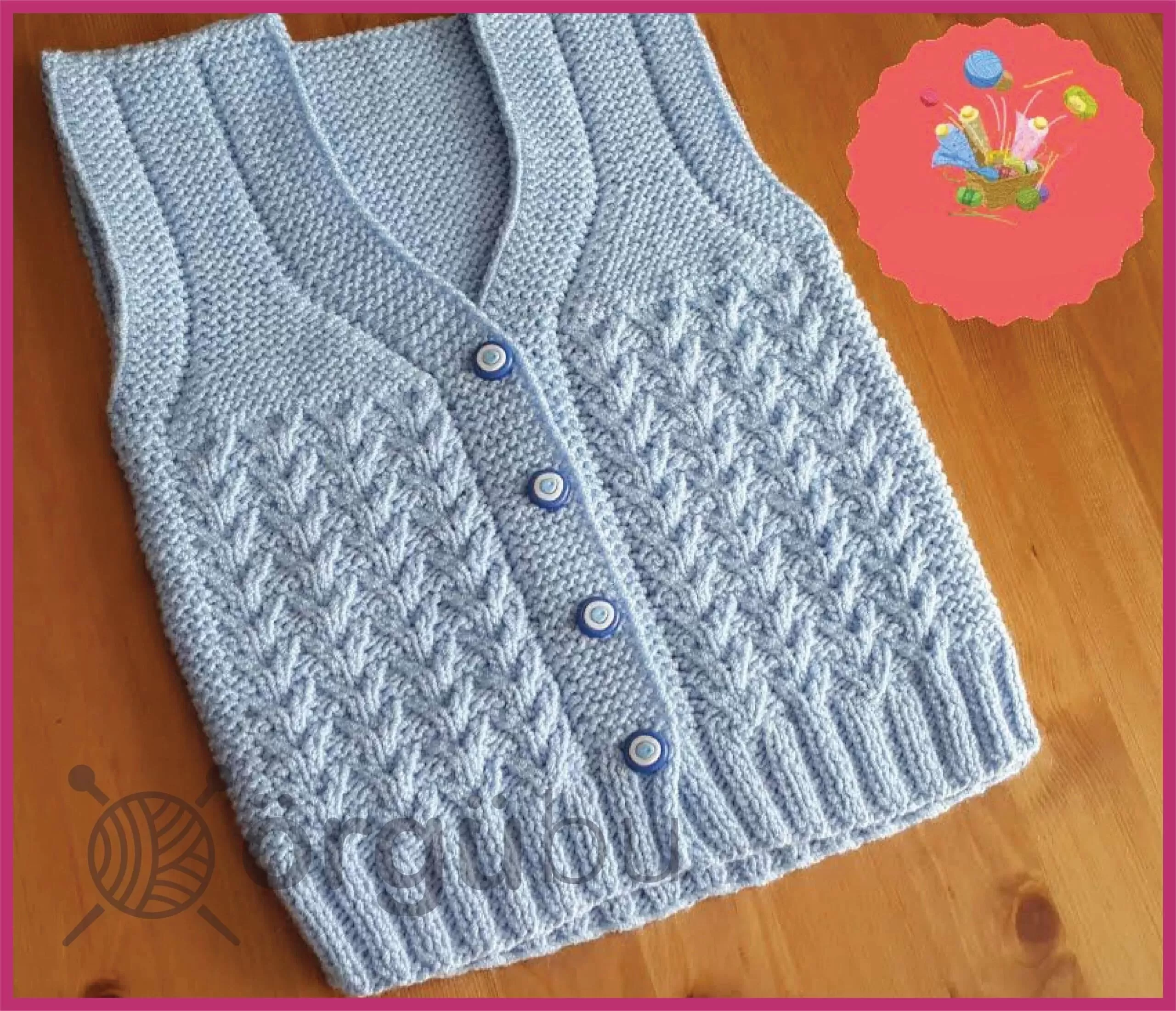 Üç Boyutlu V Bebek Yeleği Modeli