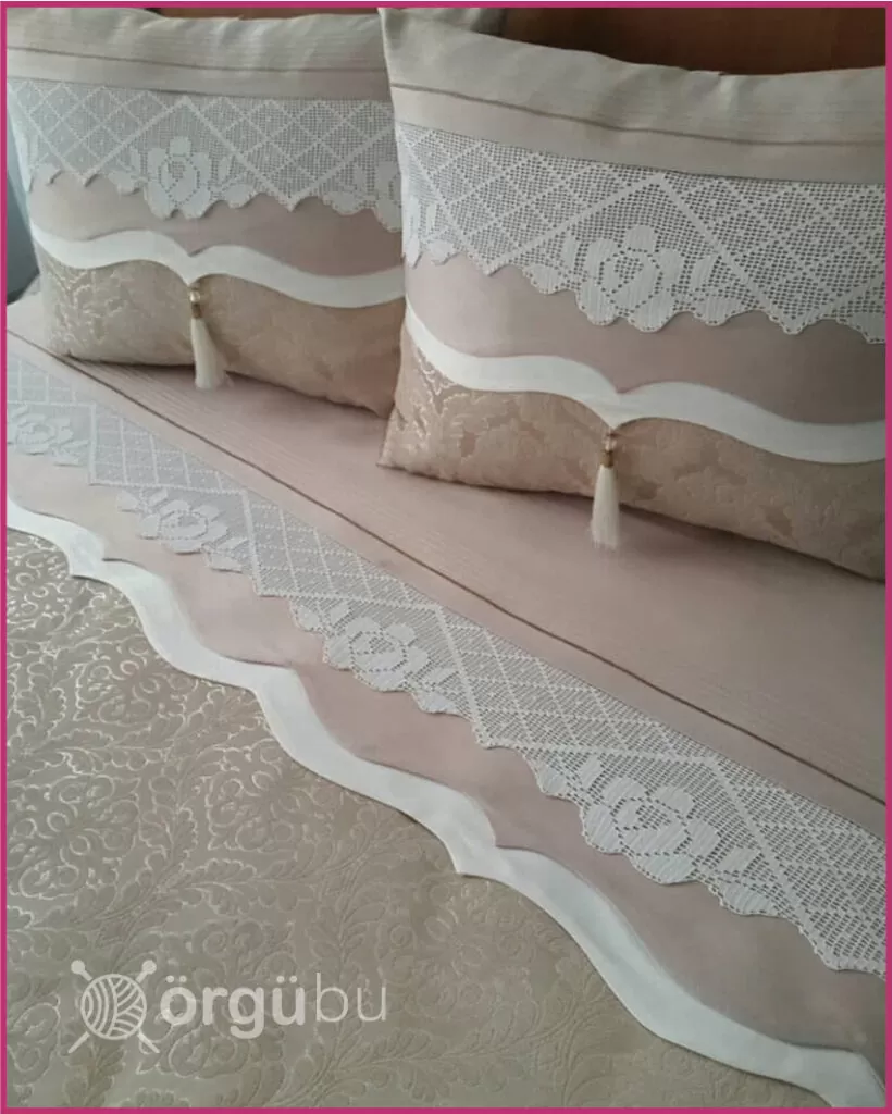 Pike Takımı Dantel Modelleri (19 Model) 10 Pike Takım Dantel Modelleri 10