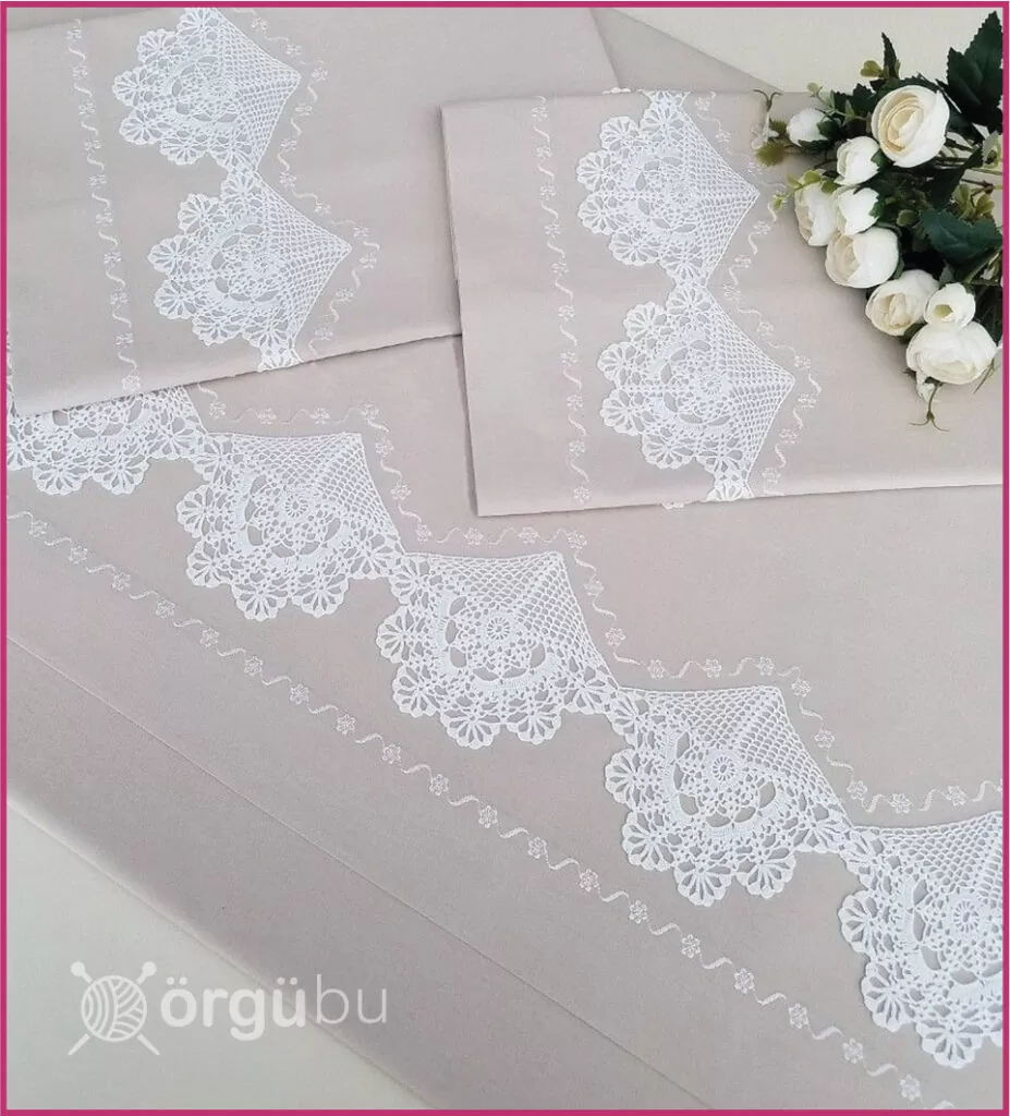 Pike Takımı Dantel Modelleri (19 Model) 13 Pike Takım Dantel Modelleri 13