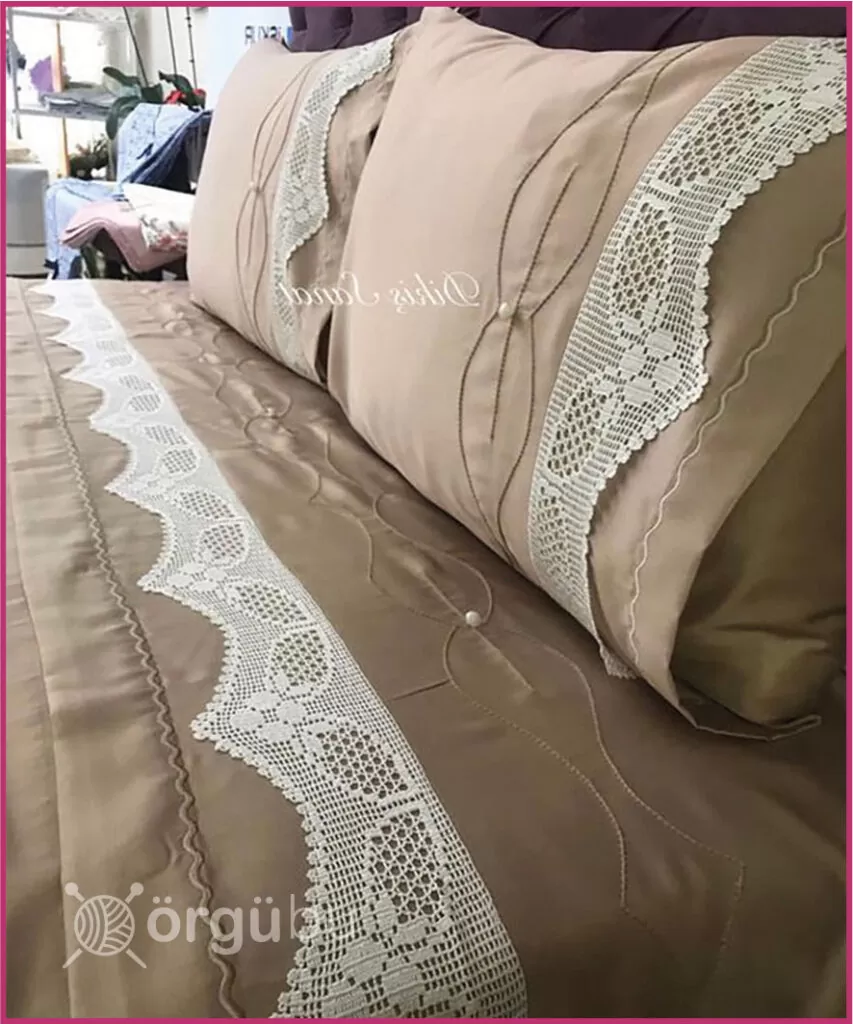 Pike Takımı Dantel Modelleri (19 Model) 7 Pike Takım Dantel Modelleri 7
