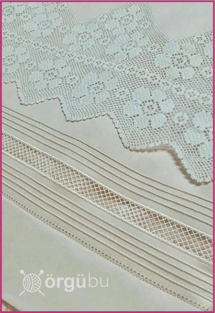 Pike Takımı Dantel Modelleri (19 Model) 8 Pike Takım Dantel Modelleri 8