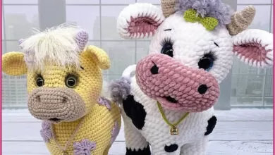 Amigurumi Inek Modelii 3