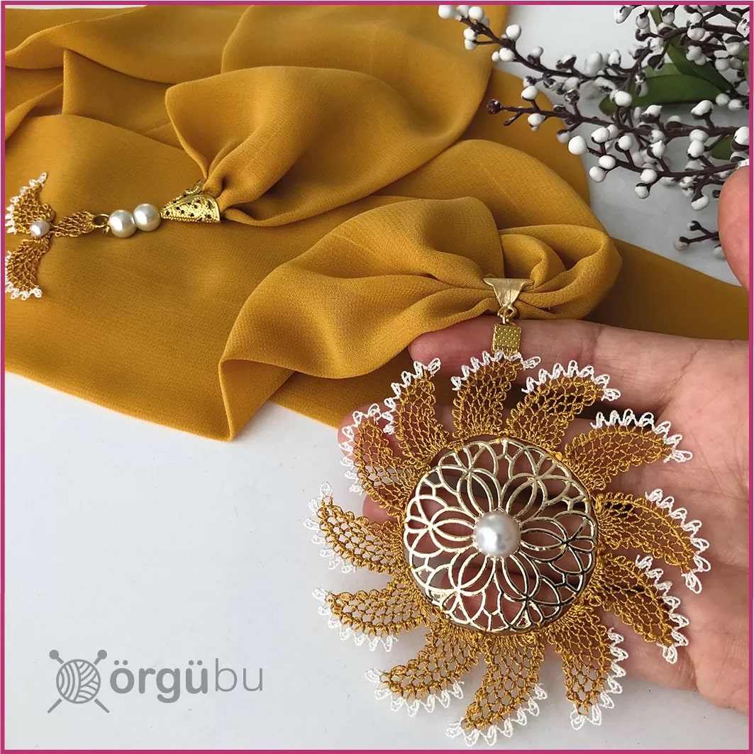 Iğne Oyası Fular Modelleri Pinterest