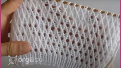 Mevsimlik Kolay Örgü Yelek Modeli