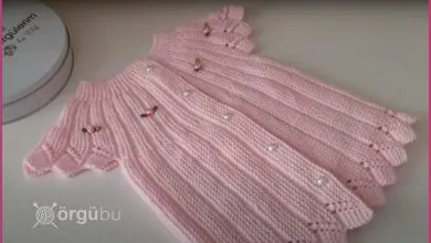 Dilimli Kız Bebek Yeleği