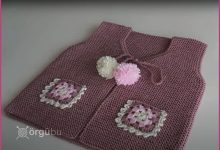 Prenses Bebek Yeleği Modeli