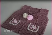 Prenses Bebek Yeleği Modeli