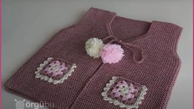 Prenses Bebek Yeleği Modeli