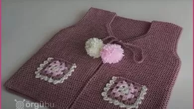 Prenses Bebek Yeleği Modeli